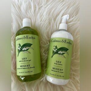 Crabtree & Evelyn LiLy Muguet Body Lotion & Shower Gel *hard to find
